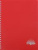 Тетрадь общая 96 листов А5 Красный,обл.Арт-пластик, гребень гребень клетка Тетрадь общая 96 листов А5 Красный,обл.Арт-пластик, гребень гребень клетка