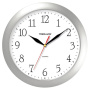 Часы настенные Troyka круглые серебристые 11170113