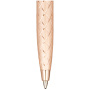 Ручка шариковая Delucci Terra,  розовое золото/черный, с кристаллом, подар.упак.
