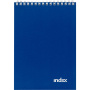 Блокнот клетка 60 лист.А5 Index Office classic синий греб.