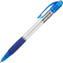 Ручка шариковая Attache Happy автом.0,5 синий прозр.корп.
