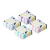 Ластик Berlingo Sparkle, 34*34*12мм