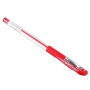 Ручка гелевая ClipStudio красная с резин.держ.0,5