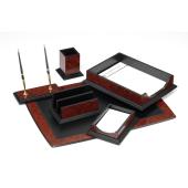 Набор настольный FN6DX-1, 6 предм.МДФ черный/красный Набор настольный FN6DX-1, 6 предм.МДФ черный/красный